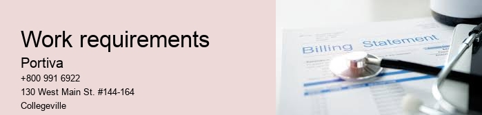 work requirements